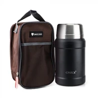 Вакуумен контейнер за храна от неръждаема стомана със сгъваема Ss лъжица